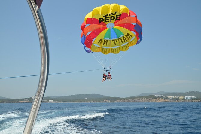 Parasailing in Ibiza with HD Video Option - HD video in the air: what the option likely adds