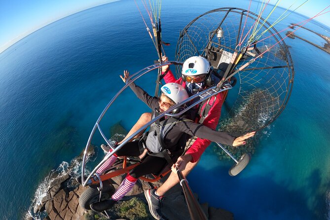 Paratrike Flight in Costa de Adeje with the World Champion - Stop 3: La Caleta—A Calmer Coastal Feeling From Above