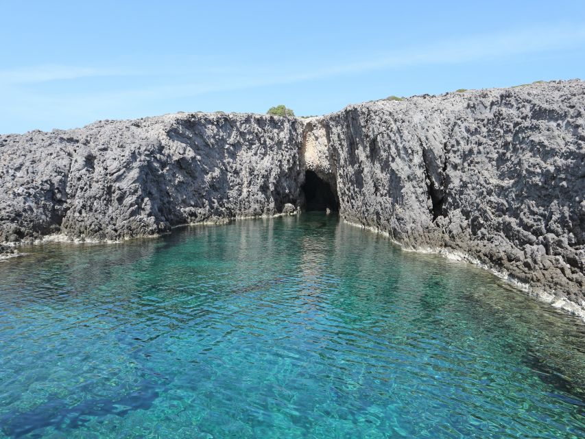 Paros: Antiparos Island and Despotiko Private Boat Trip - Caves and rock formations: sightseeing you can’t get from shore