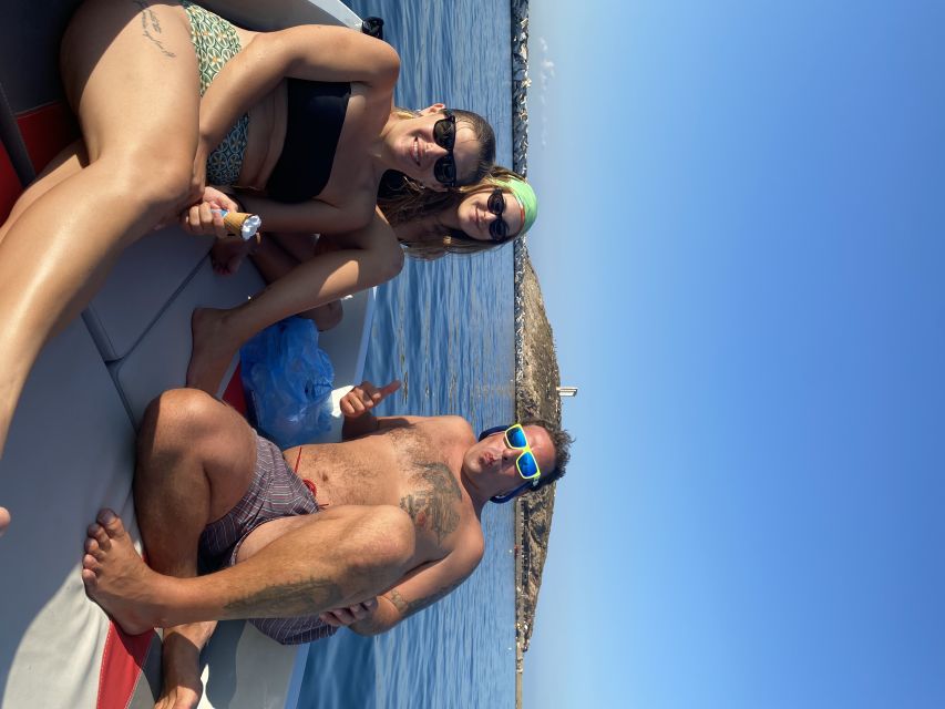 Paros: Catamaran Cruise with Swimming, Meal and Drinks - Stop 2: Despotiko island swim time plus a temple-walk break