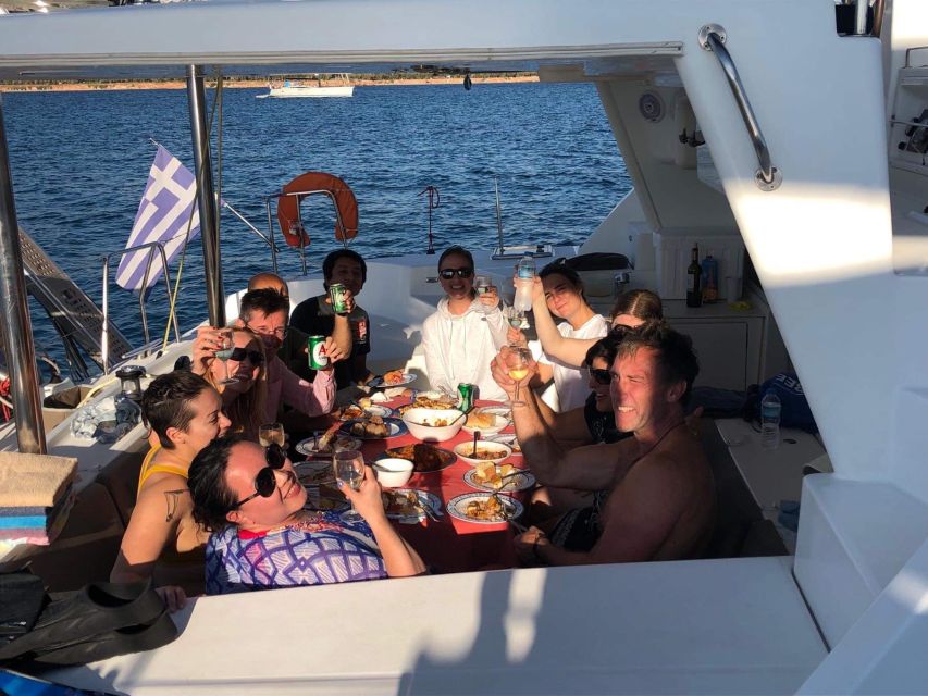 Paros: Catamaran Cruise with Swimming, Meal and Drinks - Food and drinks onboard: why it’s a real value, not just a perk