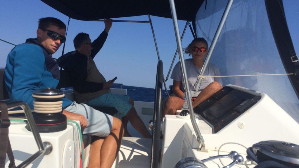Paros: Catamaran Cruise with Swimming, Meal and Drinks - The crew makes the day run smoothly (and you’ll remember a few names)