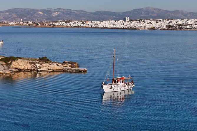 Paros Half Day Boat Tour from Naoussa port and Bay . - Stop 2: Tourkou Ammos and the Agios Ioannis Detis area for more quiet water