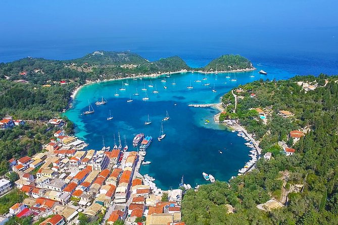 Paxos Antipaxos Blue Caves (Lakka Village) from Corfu - Antipaxos Mesovrika Beach: snorkel time and the joy of jumping off