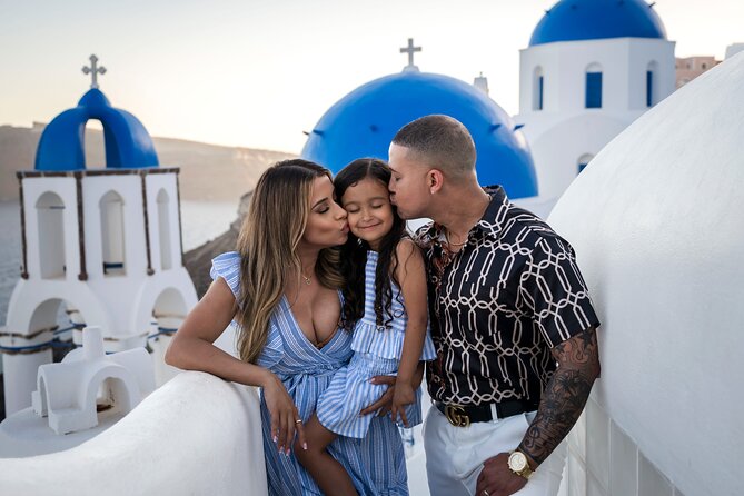 Photoshoot in Santorini Oia - Where you meet: start at the Virgin Mary of the Akathist Hymn Church
