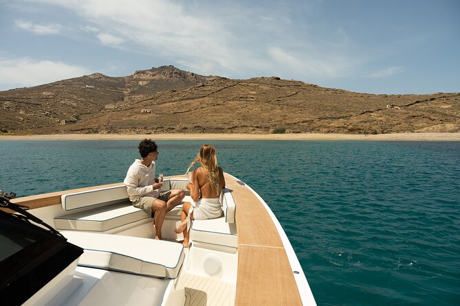 Private 5-Hour Cruise on Ultra Luxury Brand-New Yacht in Mykonos (Nevma) - Psarou Beach Stop: Glam Bay Views Without the Waiting