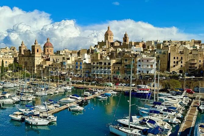 Private Boat Tour of the Grand Harbour on the Island of Malta - Fort St Angelo on Birgu: artillery platforms and World War scars