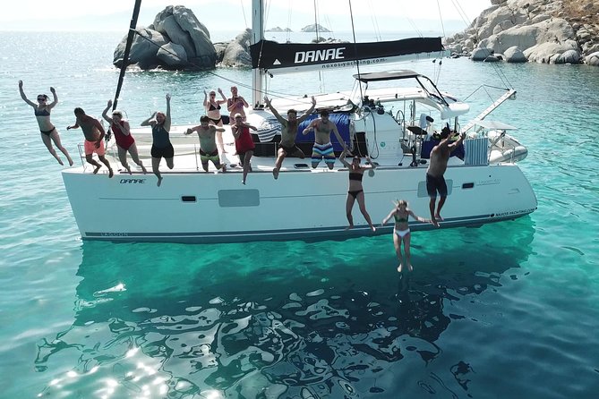 Private Catamaran All-Inclusive Cruise in Naxos - Secluded coves and snorkel time: how to make the most of it