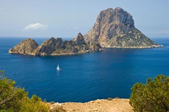 Private Catamaran Beach Hopping in Ibiza - Cala Comte: Deep Turquoise Water and a More Open Swim Break