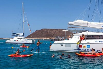 Private Catamaran trips to Lobos Island in Lagoon 400 - Lobos Island time: snorkeling, swimming, and kayak fun on your terms