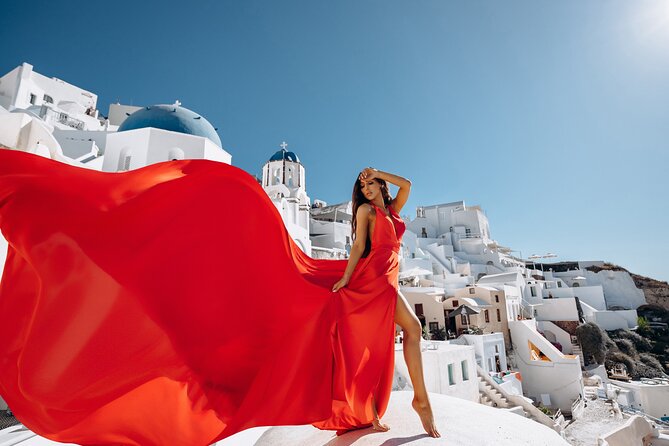 Private Flying Dress Photoshoot in Santorini - What to Wear and How to Prepare (Without Overthinking)