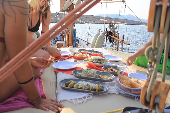 Private Full One-Day Tour Naxos & Heraklia - The Yin Yang Concept yacht: restored, traditional, and made for comfort