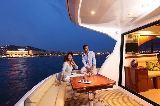 Private Luxury Motor Boat 2, 3 and 4 Hour Charters - A private Beneteau Antares 42 feels like your own floating lounge