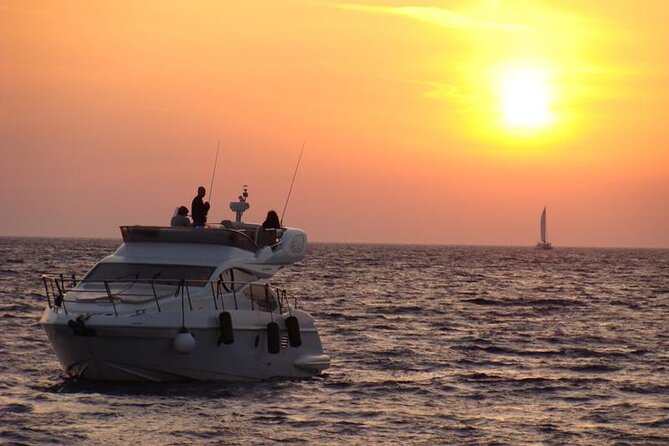 Private Motor Yacht Cruise with BBQ, Open Bar & Transfers - Saint Nicolas Chapel and the Sunset Option From the Boat