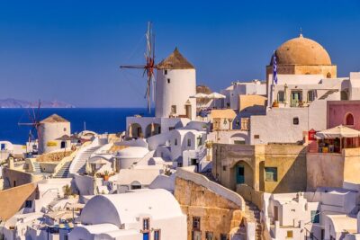 Private Oia Panoramic Scenes: Embrace the most picturesque village of Santorini! - Imerovigli: Volcano Views and the Skaros Rock Line
