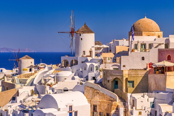 Private Oia Panoramic Scenes: Embrace the most picturesque village of Santorini! - Imerovigli: Volcano Views and the Skaros Rock Line
