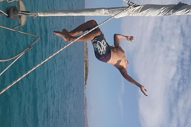 Private Sail in Chania - Stop 1: Kalami Parking and the white chapel swim (30 minutes)