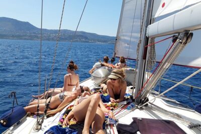 Private Sail in Chania - Stop 3: Marathi Beach lagoon with snorkel-friendly turquoise water (plus the lunch)