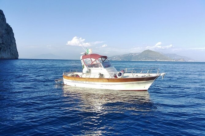 Private Tour of the Island of Capri by Boat and Visit to the Caves - Blue Grotto: Tiberius’s old swimming spot, plus the €18 ticket
