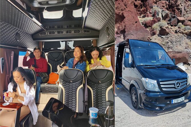 Private Transfer from-to Santorini airport to-from anywhere in Santorini Island - In the Van: Comfort Features That Matter After Landing