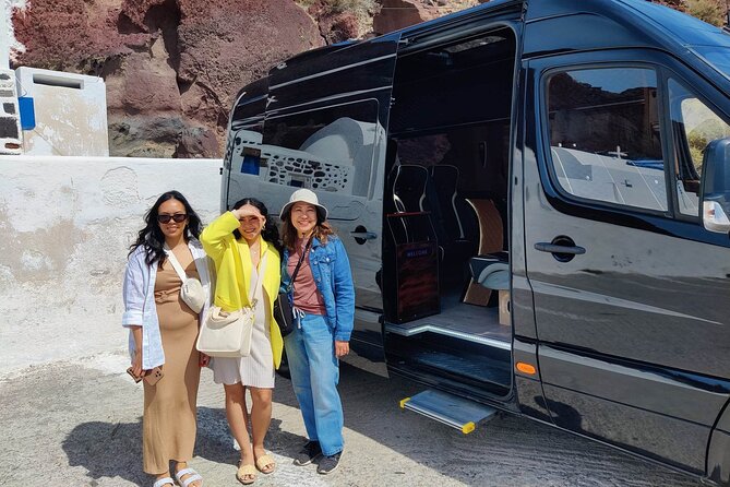 Private Transfer from-to Santorini airport to-from anywhere in Santorini Island - What Vehicle You Should Expect (and What You Might See)