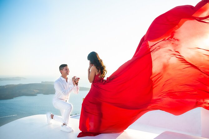 Professional Flying Dress Photoshoot In Santorini - Practical Tips: Steps, Wind, and the Barefoot Question