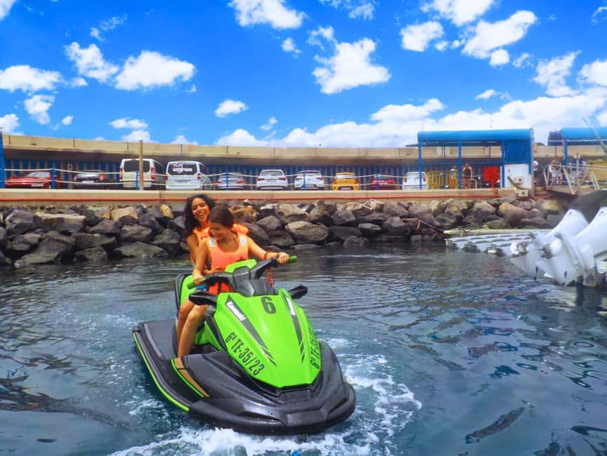 Puerto Colón: Kawasaki Jet Ski Tour Along Tenerife's Coast - Getting There: Puerto Colón and White Tenerife Meet You Where You Are