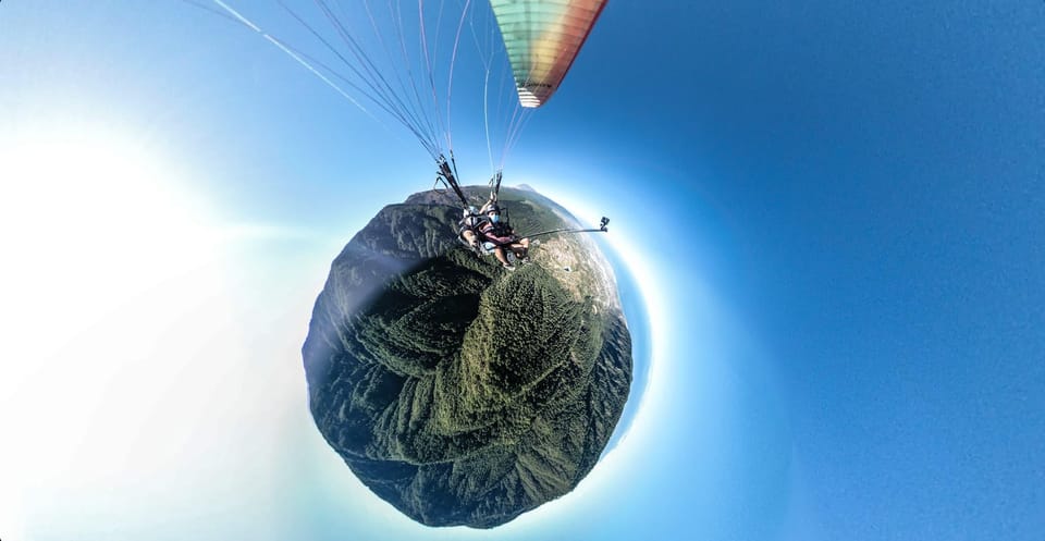 Puerto de la Cruz Tenerife: Teide Paragliding Flight - Landing into Puerto de la Cruz