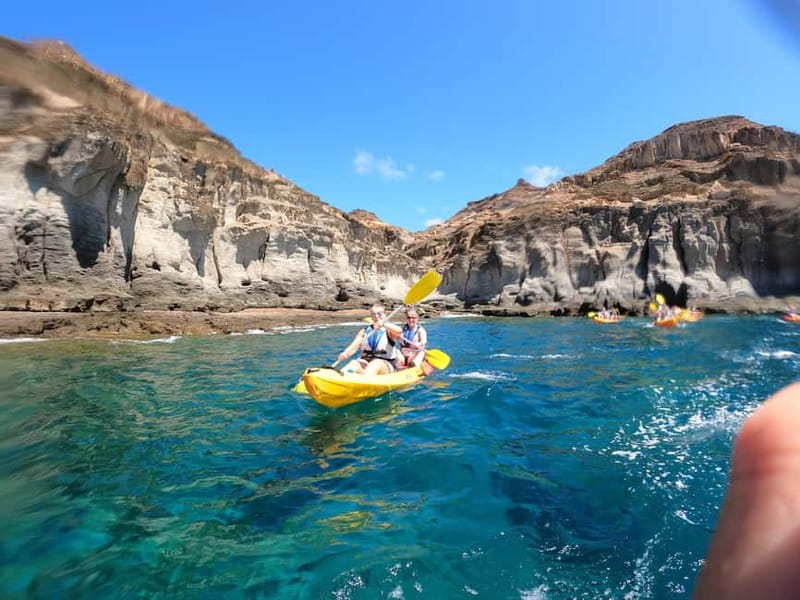 Puerto Mogán: Guided Adventure Kayak Tour in Caves & Snorkel - The pace, group feel, and why weather changes everything