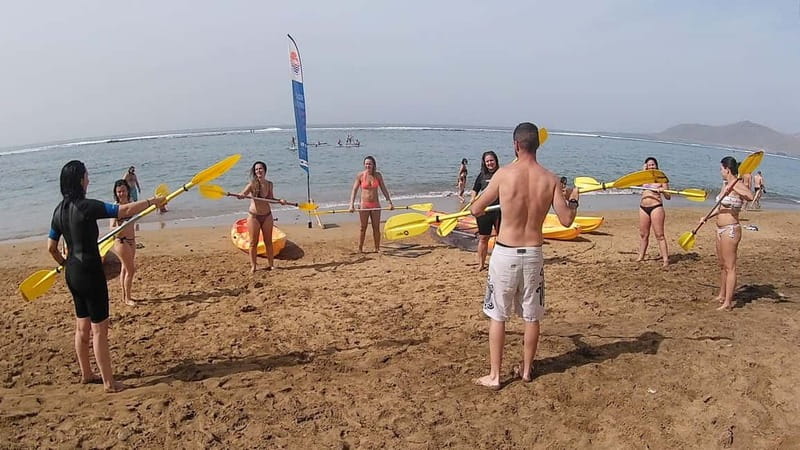 Puerto Mogán: Guided Adventure Kayak Tour in Caves & Snorkel - Getting set up at Taurito: gear, meeting point, and first safety briefing