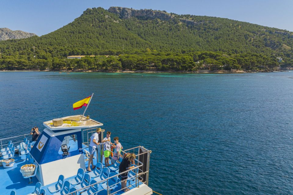 Puerto Pollença: Ferry to Formentor Beach - Return times that let you shape your own beach length