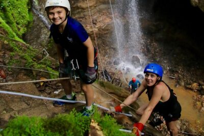 Pure Trek Canyoning & White Water Rafting in La Fortuna - Pure Trek canyoning: waterfalls, climbing bits, and a zipline finish