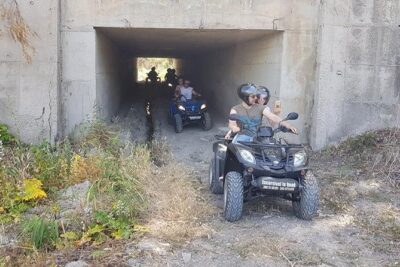 Quad excursion Hinterland Sciacca and Ribera - Ribera to Poggio Diana: Verdura River Canyon comes into view
