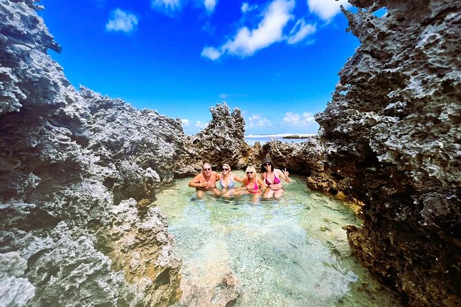 REEF ISLAND | private island | pink sand | natural swimming pools - A reef island day built around real swimming pools