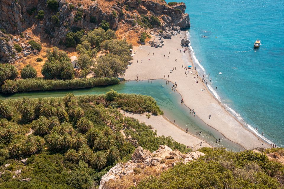 Rethymno: Preveli Beach Damnoni Beach Kourtaliotiko Day Trip - The boat transfer to Preveli: where the scenery changes instantly