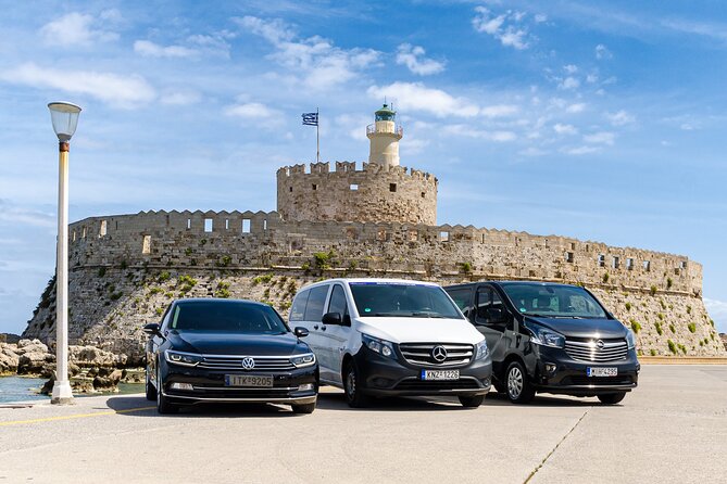 Rhodes Airport Transfer to Rhodes Town city or Faliraki (ONE WAY - Key Points at a Glance