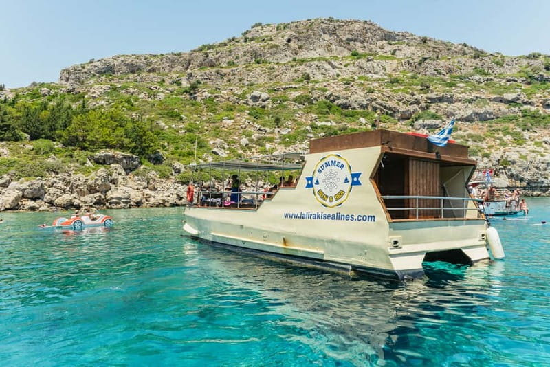 Rhodes: Anthony Quinn, Ladiko and Caves All-Inclusive Cruise - Anthony Quinn Bay: the Rhodes postcard swim with a real sea breeze