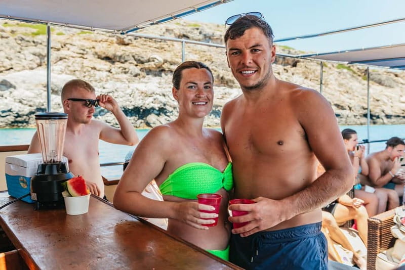 Rhodes: Anthony Quinn, Ladiko and Caves All-Inclusive Cruise - Price and value: $51 for three swims plus unlimited drinks