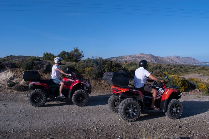 Rhodes ATV Quad Adventure Guided Tour 2 or 1 person on 1 Quad - Getting Ready: License, Fitness Level, and What to Wear in Dusty South Rhodes