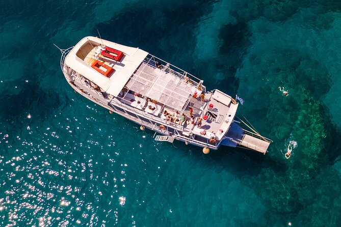 Rhodes Bay to Bay Swim Cruise-Greek Buffet w/wine included - Mandraki Old Port Departure: Rhodes Walls in Your First Photos