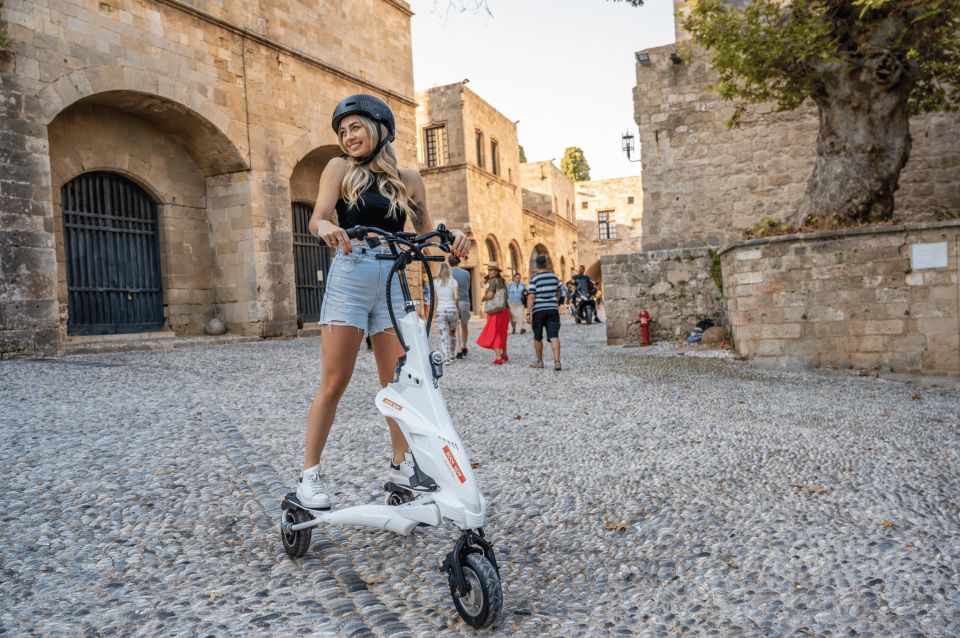 Rhodes: City Highlights and Medieval Town Trikke Tour - Stop-by-Stop: Mandraki Harbour and the Waterfront “First Act”