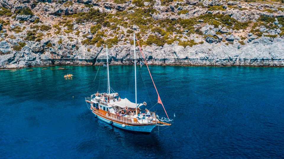 Rhodes: Cruise with 3 Stops, Lunch and Unlimited Drinks - Price and value: why $70 makes sense for a 5.5-hour water day