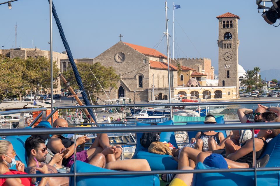 Rhodes: Full Day East Coast Bay to Bay Boat Trip with Lunch - Stop 1: Anthony Quinn Bay Swim (30 minutes)