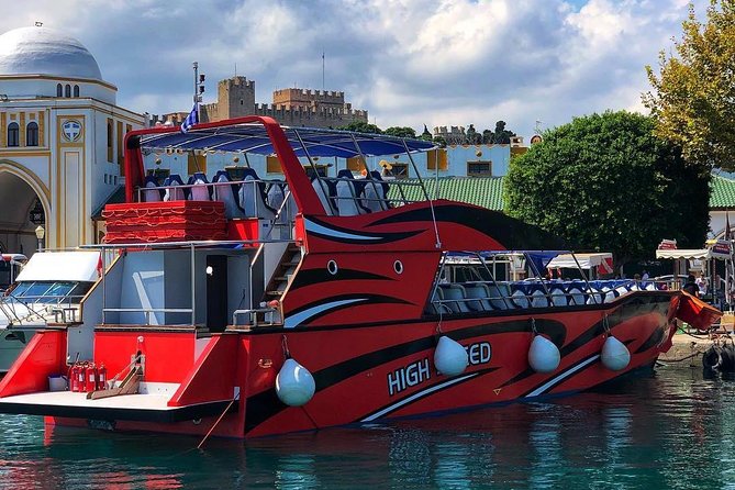 Rhodes High Speed Boat to Lindos - The ride itself: comfort, speed, and the seat choice gamble