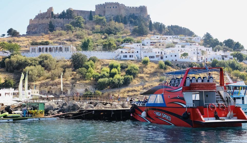 Rhodes: High Speed Boat Trip to Lindos - Key things to know before you go