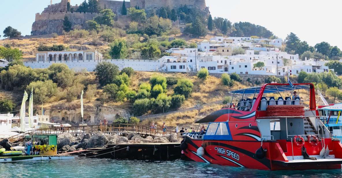 Rhodes: High Speed Boat Trip to Lindos - Your Lindos time: 3 or 4 hours is the whole game