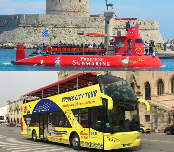 Rhodes: Hop-on Hop-off Bus and Submarine Tour - Key Points Worth Noticing