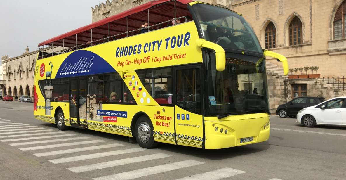 Rhodes: Hop-On Hop-Off City Tour Bus - Audio Guides, Wi‑Fi, and Onboard Comfort