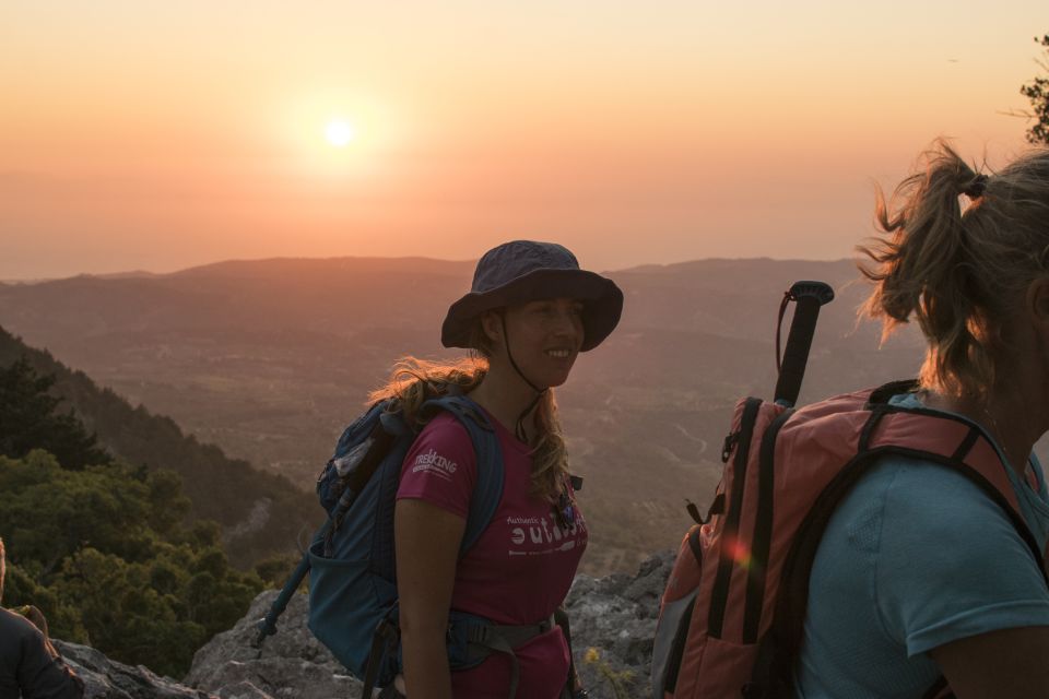 Rhodes: Profitis Ilias Guided Sunset Hike - The ascent: trees, a gentle trail, and a guided pace