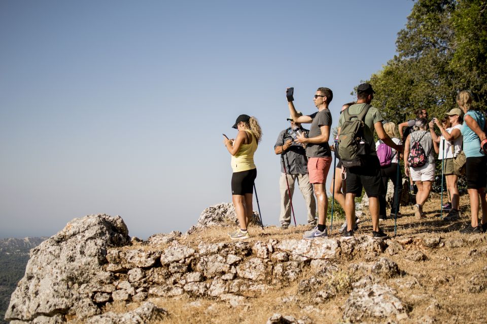 Rhodes: Profitis Ilias Guided Sunset Hike - Headlamps on the way down: how to keep it comfortable